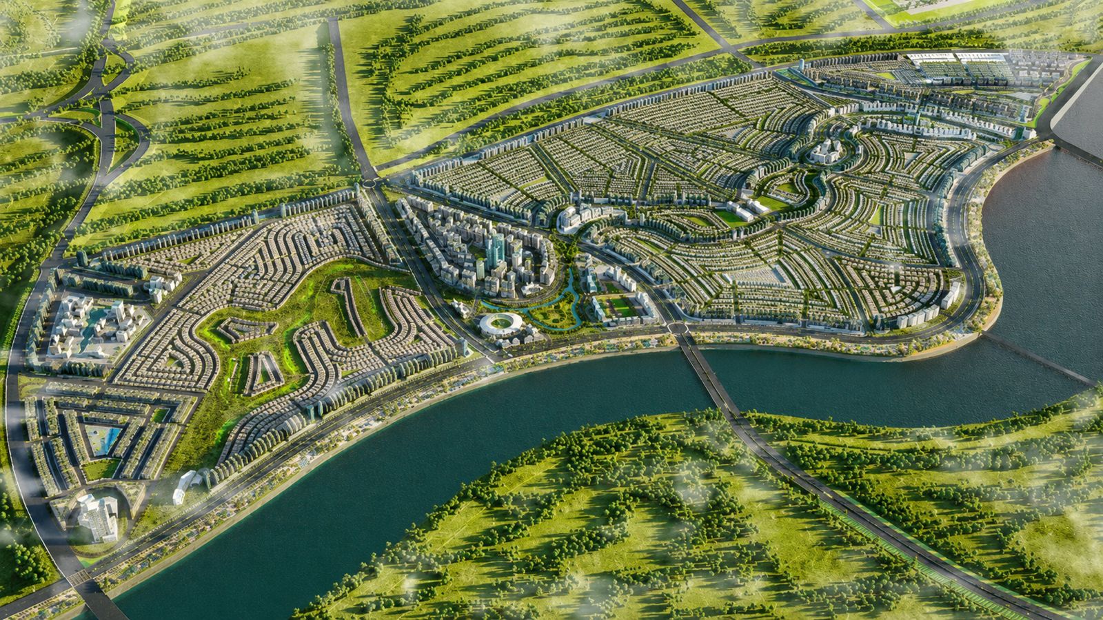 Masterplan CGI visual by Galactic 1